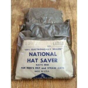 GoodYear National Hat Saver 3 pack Rain Protector Size Large NEW Western Cowboy